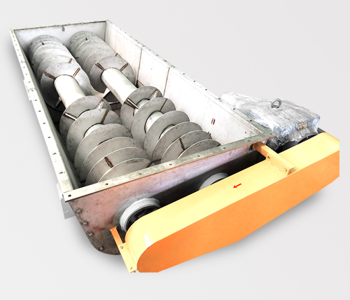 雙軸設(shè)計(jì)，具備混合、攪拌功能，輸送量更大