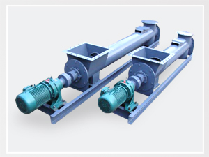 可水平、傾斜、垂直輸送物料，給料粒度≤5mm