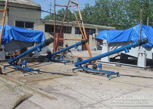 移動(dòng)式螺旋輸送機(jī)生產(chǎn)完成